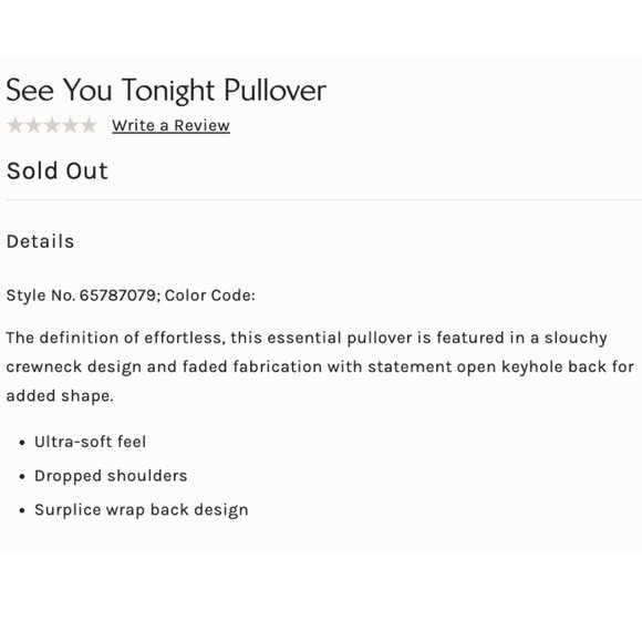 Free People See You Tonight Pullover Sweatshirt Twist Open Back Terry Cotton M - Picture 9 of 9
